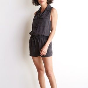 Bella Dahl Utility Romper in Nightshade